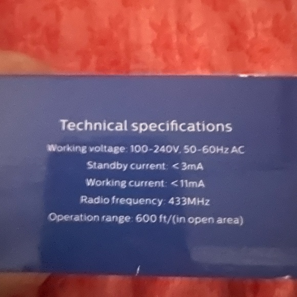 Plug-in to Wireless Door Chime,600Ft Range 1 Magnetic Door Contact Sensor - Picture 3 of 4